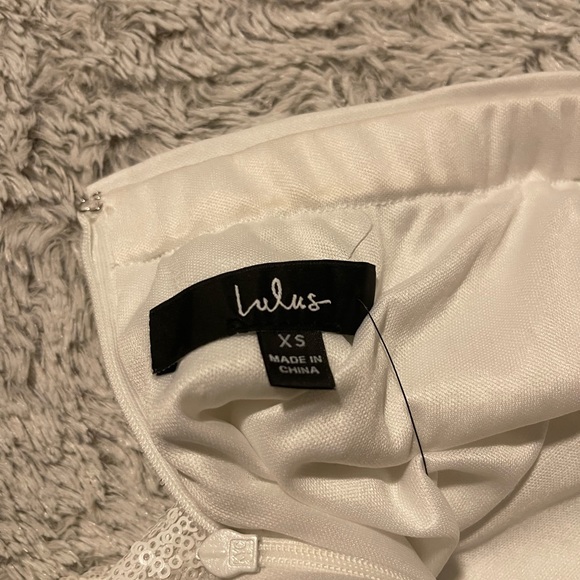 Sparkling style white sequin body con 2 piece - Picture 5 of 6